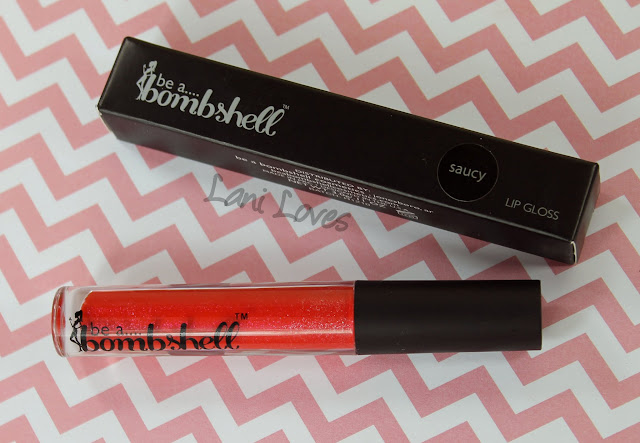 July 2015 Lust Have It Box - Be A Bombshell Saucy Lip Gloss Review