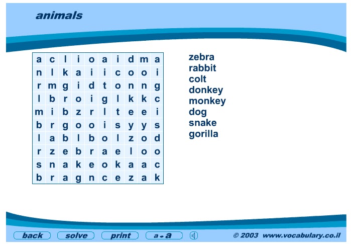 Time For English: WORD SEARCHES, for Primary 2