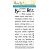 Honey Bee BEE-YOU-TIFUL SENTIMENTS Clear Stamp Set 