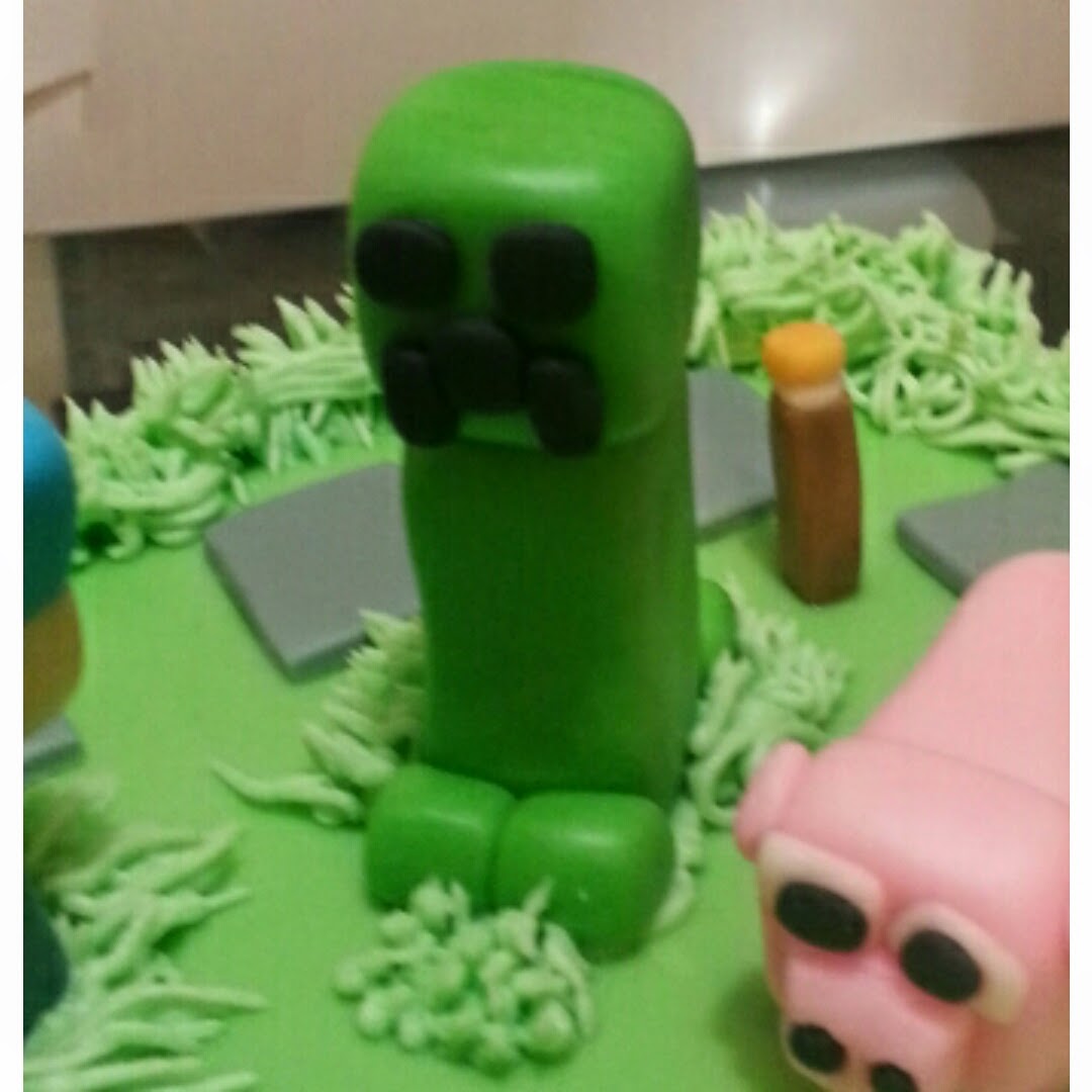 [Swaggy Simple Cakes] Minecraft fondant cake