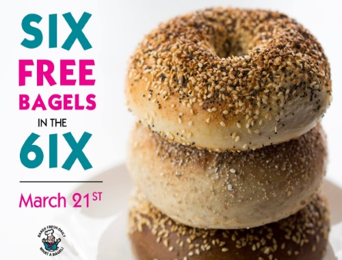 What a Bagel 6 Free Bagels