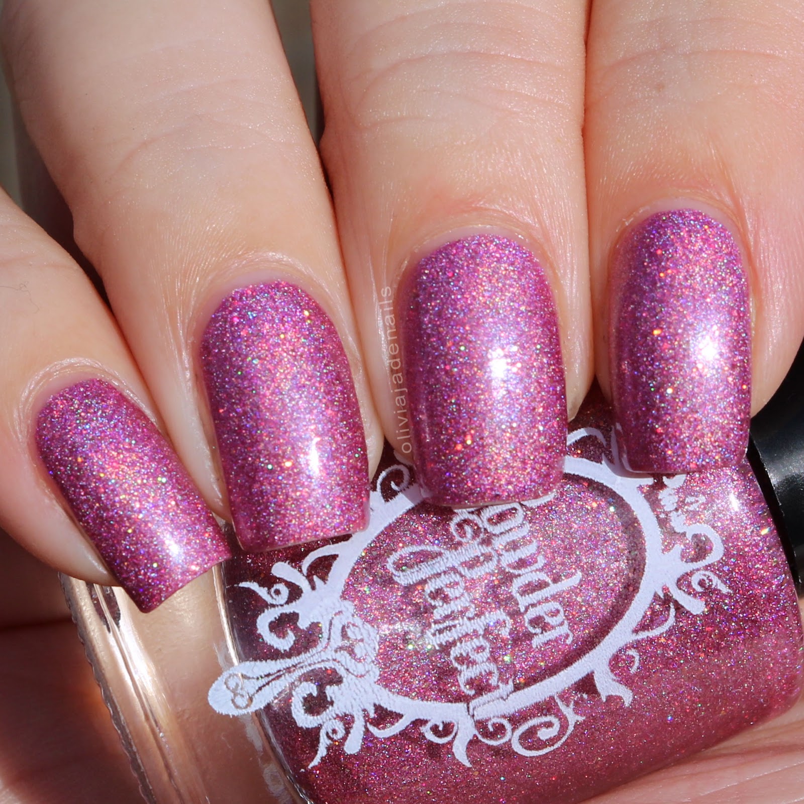 Powder Perfect Weighing The Heart swatched by Olivia Jade Nails