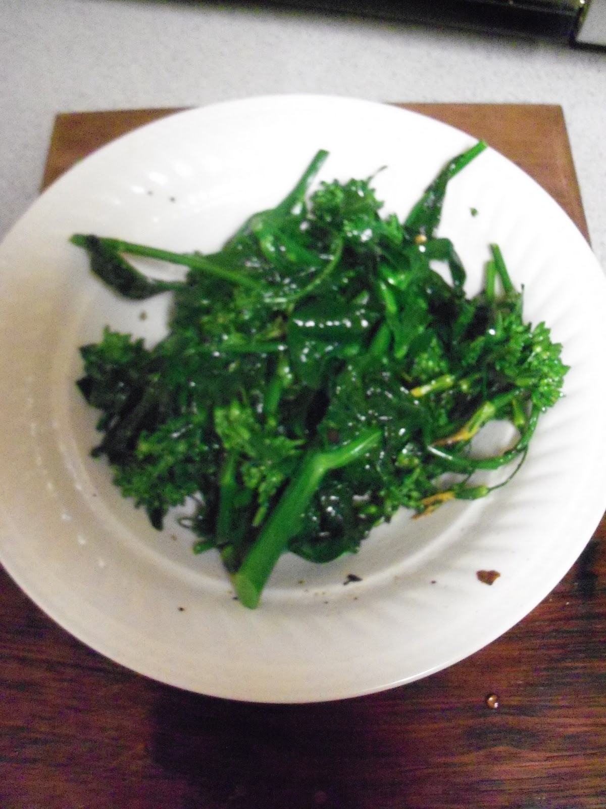 Edible Stuff I make Sateed Collard Flowers