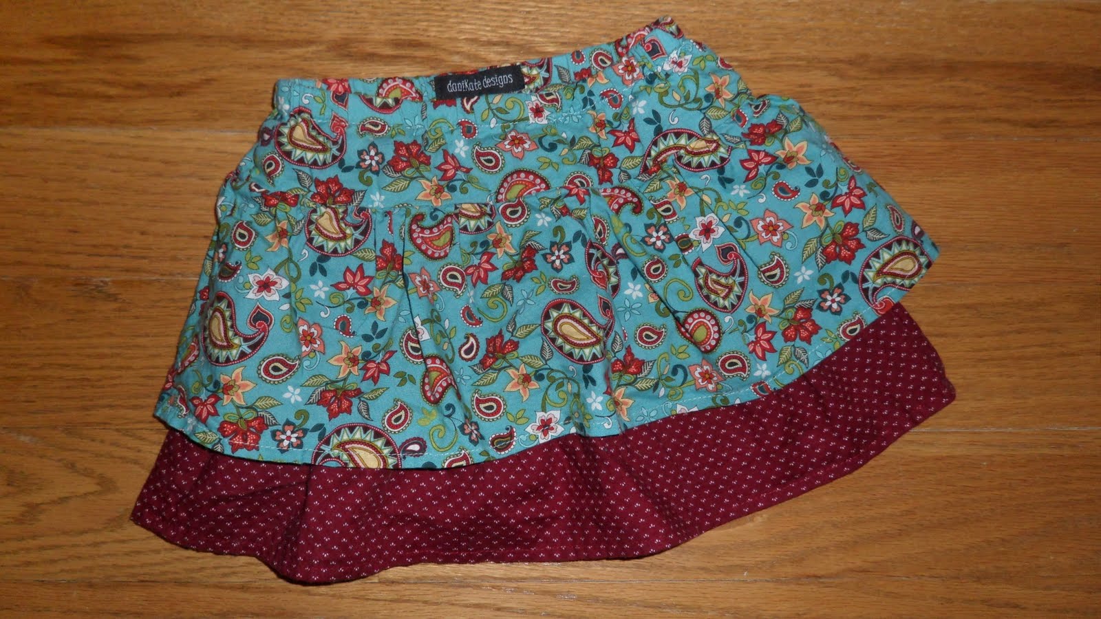 Flippy Fold Down Knit Ruffle Skirt - FREE Flippy Skirt Pattern