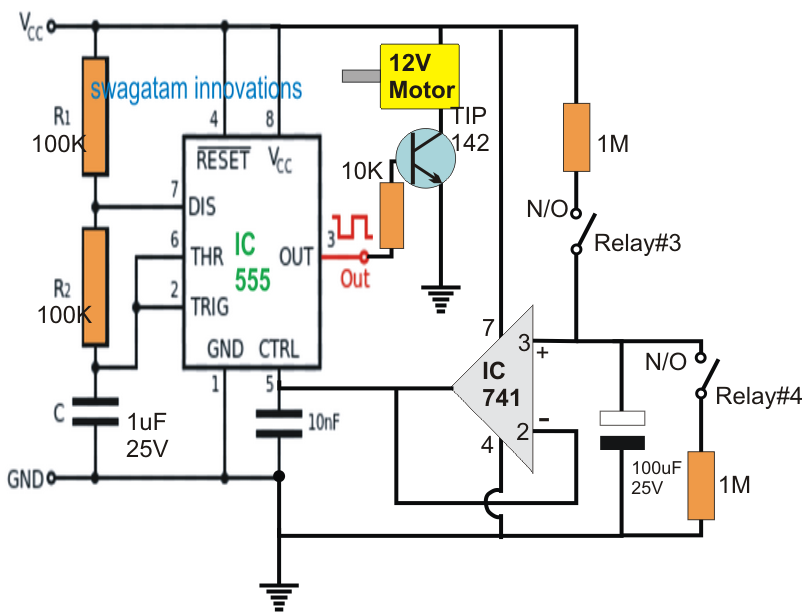 Remote Control Toy Helicopter Circuit Diagram