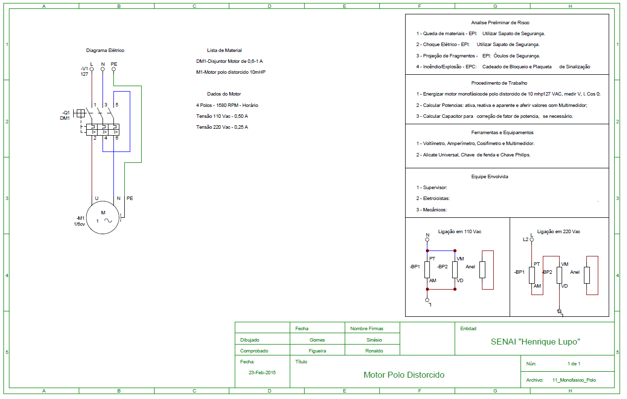 Máquinas Elétricas I: Aula 26 - Energização de Motores Monofásicos