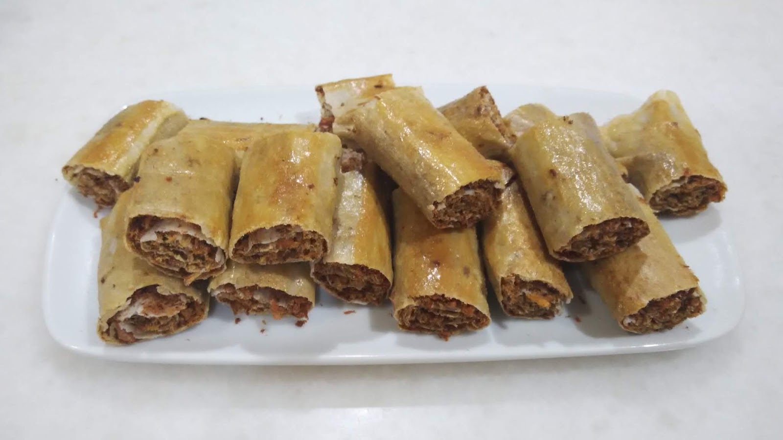 CRISPY POPIA MEAT FLOSS ROLLS