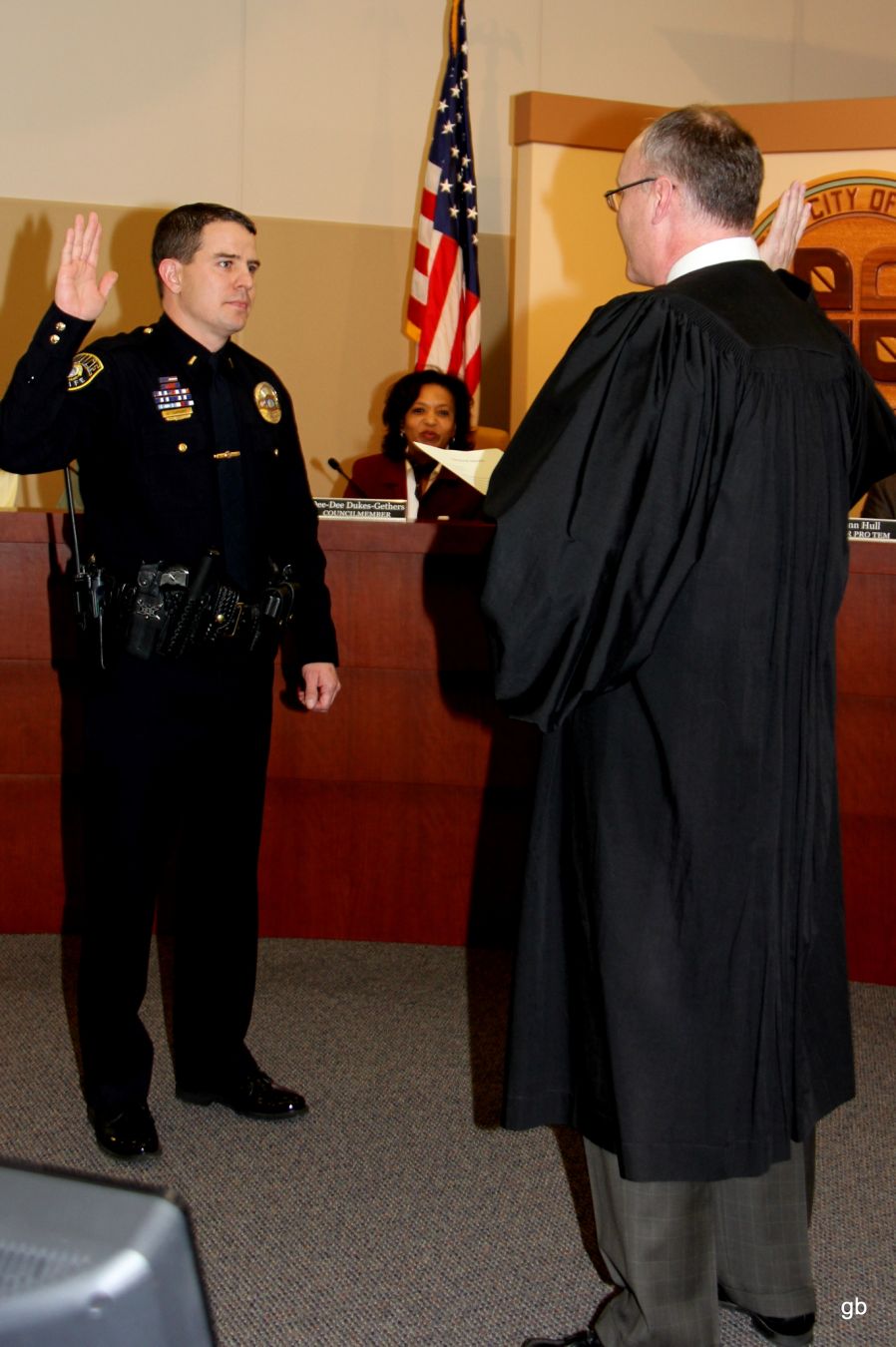 Fife Police Department New Lieutenant sworn in