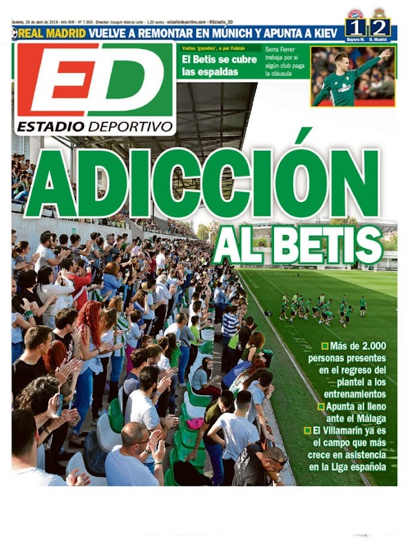 Betis, Estadio Deportivo: "Adicción al Betis" Betis, Estadio Deportivo: "Adicción al Betis"