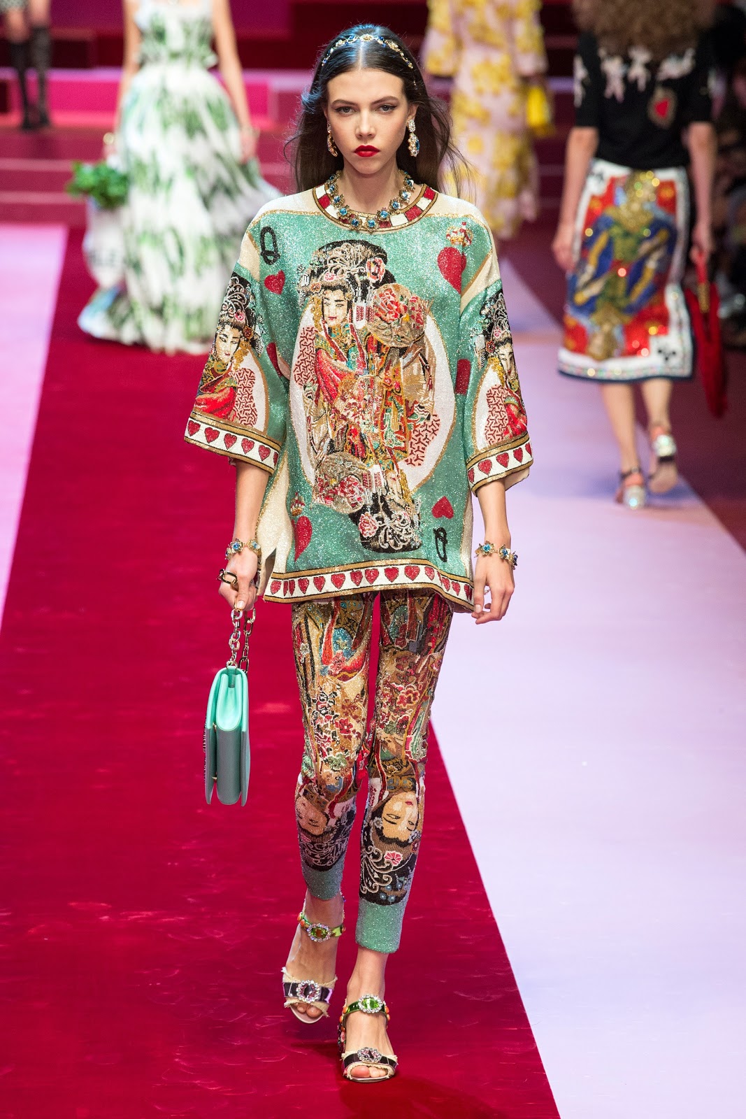 Dolce and Gabbana Spring/Summer 2018 Paris Fashion Week.