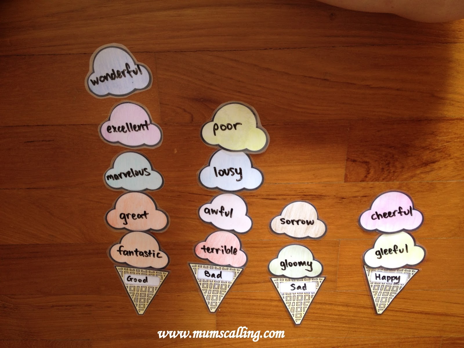 Mum's calling Building vocabulary