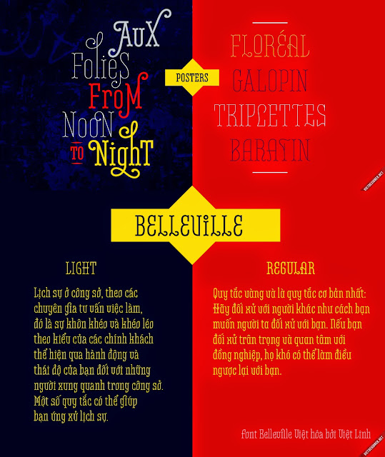 [Retro] Belleville FY Regular và Light Việt hóa