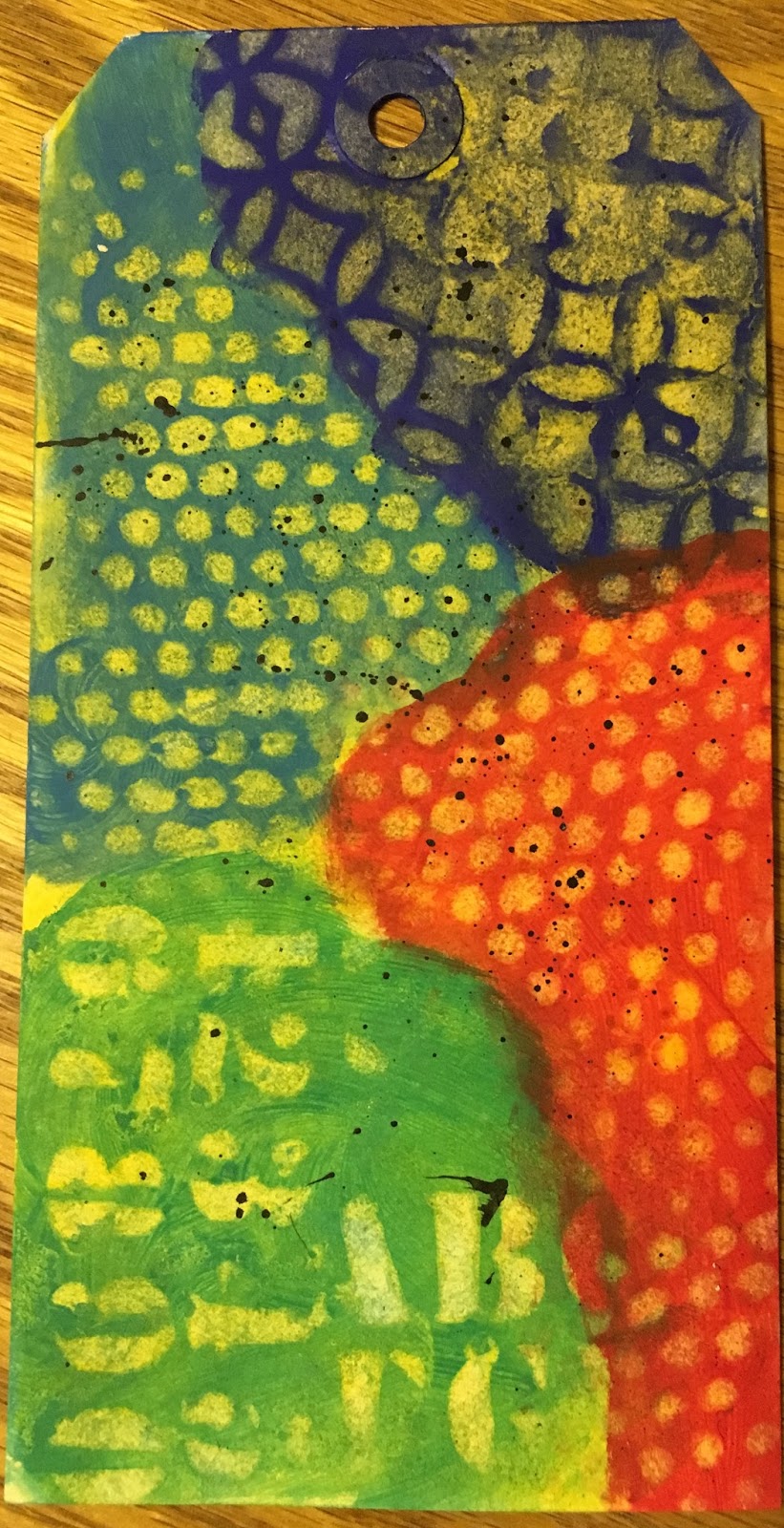 Prairie Paper Crafter Day 2 Paint Lifting Technique