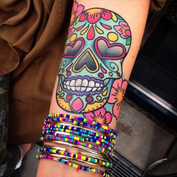 Tatuagens de caveira mexicana Tatuagens de caveira mexicana