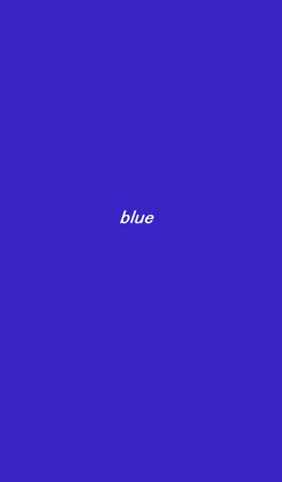 青 ブルー color