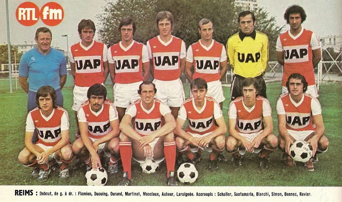 STADE de REIMS 1976-77.