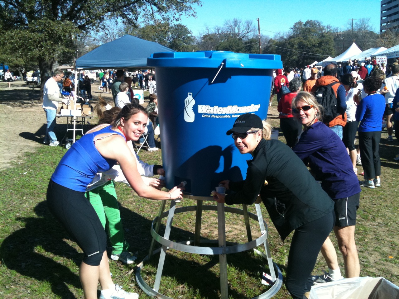 water bottle refill station