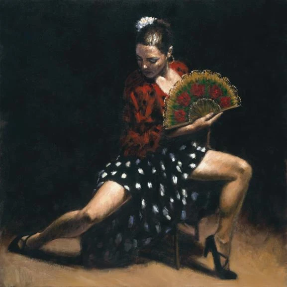 Fabian Perez 1967 ~ Argentine Figurative painter | Flamenco Dancers