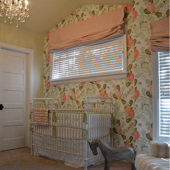 Nursery Window Treatments Baby Styles For Smiles White Walls And Flat Roman Shades In Dark Gray Are A Timeless Combination That Could Easily Work Any Style Of Bedroom