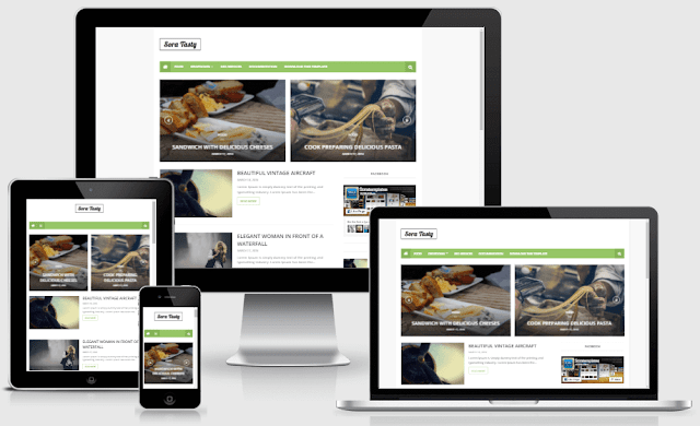 Sora Tasty Responsive Smart and Clean Blogger Template Free Download
