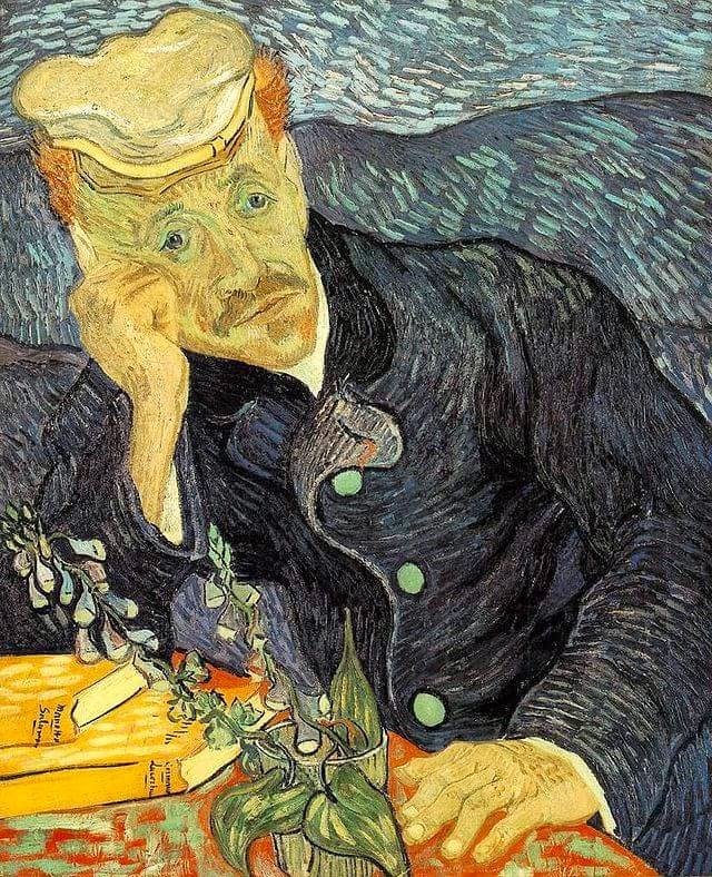 Винсент Ван Гог Портрет доктора Гаше, 1890 152,0 (82,5) млн.$