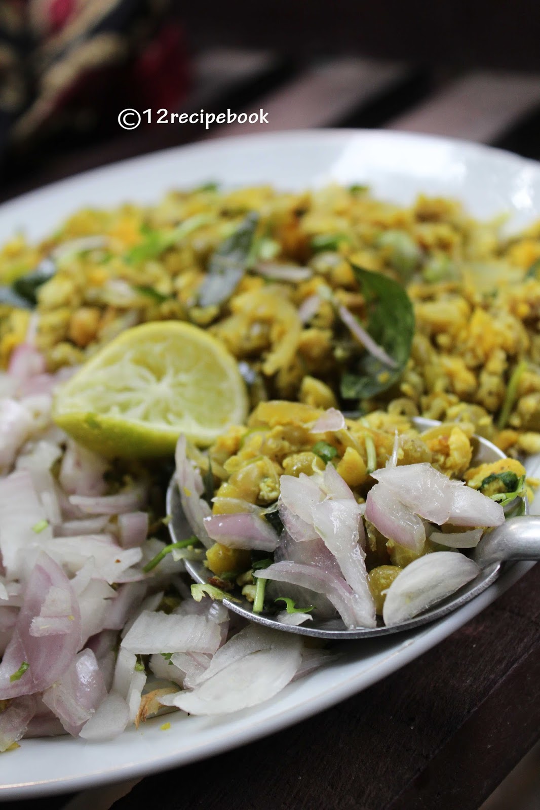 Kuthipori / Peas and Egg Fry Recipe Book