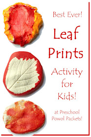 Awesome Leaf Prints Activity! | Preschool Powol Packets