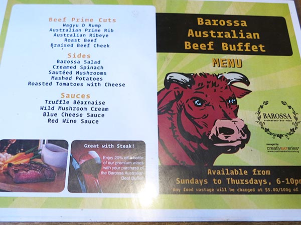 Barossa Beef Buffet Reivew | Going Merrily