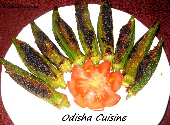 Odisha Cuisine Stuffed Bhindi Mustard Masala