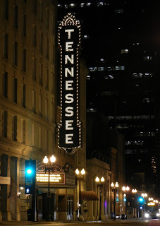 The Tennessee Theater on Gay St. in Knoxville, TN