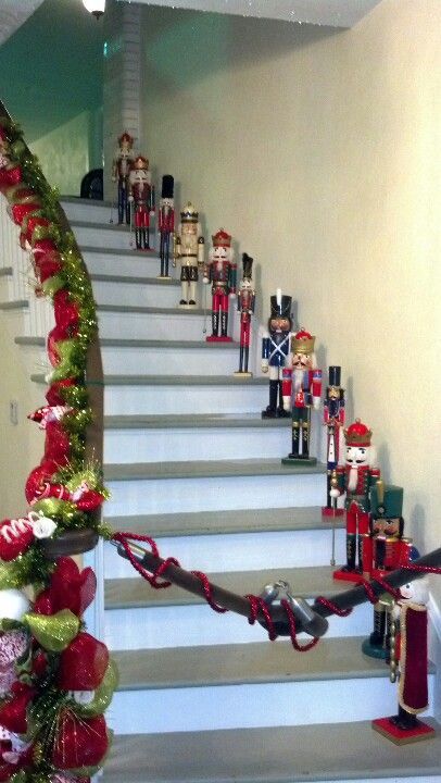 Decorar En Navidad La Baranda De La Escalera Decorar En Navidad La Baranda De La Escalera