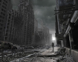 apocalyptic desktop ruins dark background wallpapers apocalypse theme backgrounds zombie town fantasy cities ruin