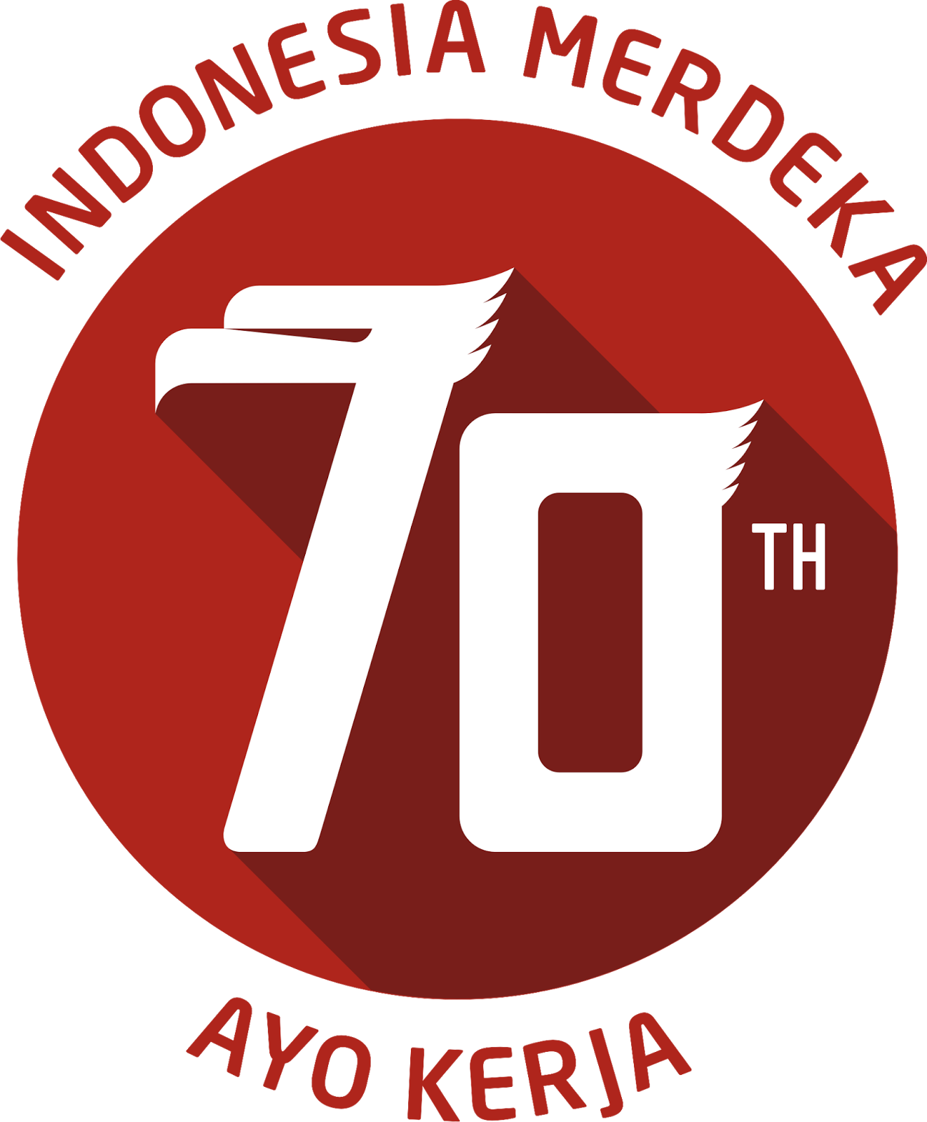 Free Download Logo HUT RI ke-70 .png .cdr
