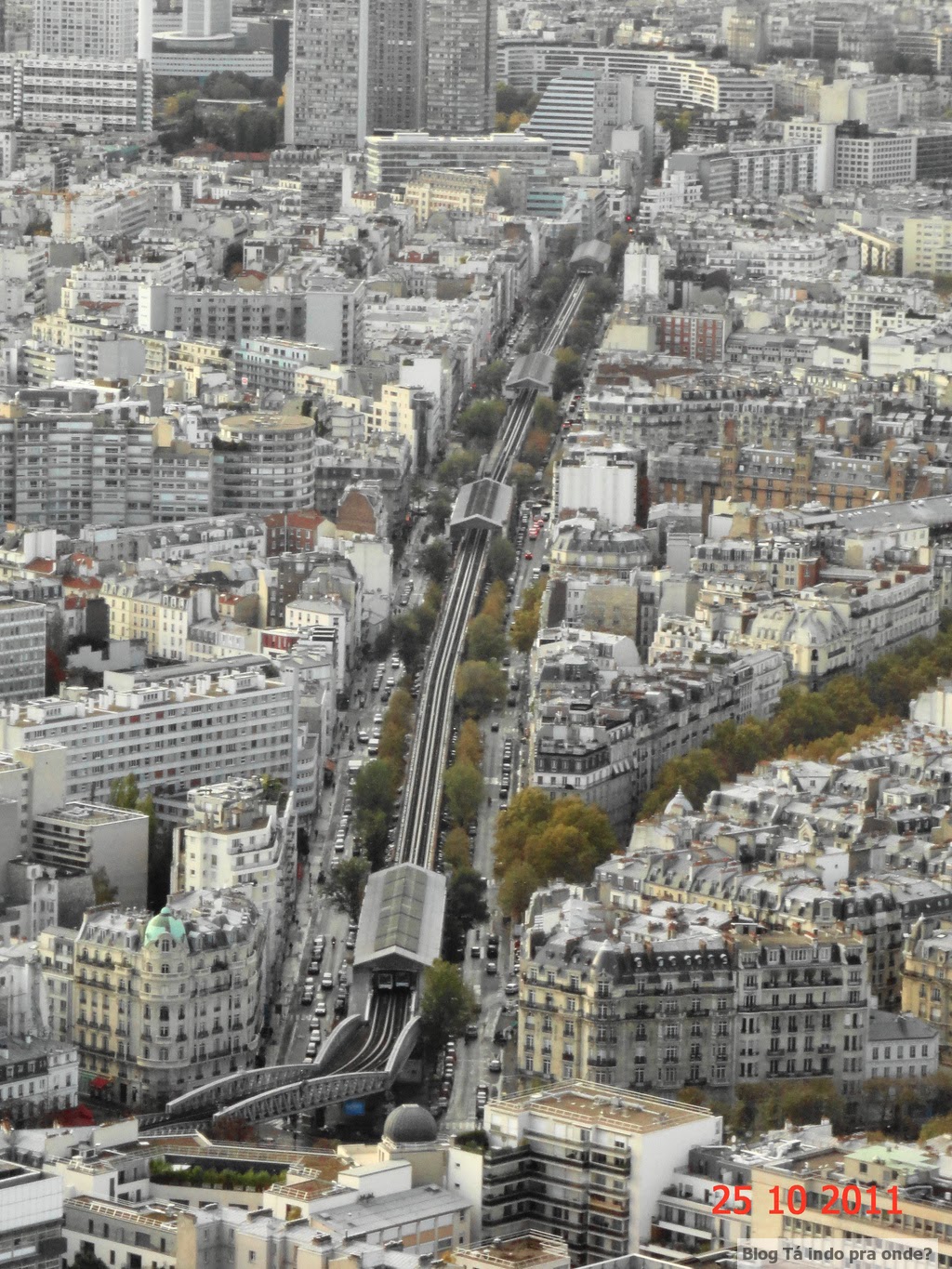 vista da Torre Montparnasse Paris
