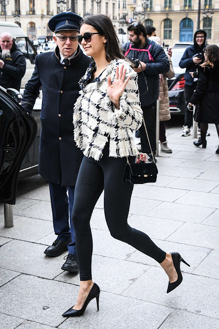 Nina Dobrev Leaving Ritz Hotel in Paris | CineHub