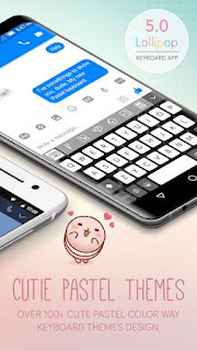 pastel keyboard theme color - add colorful design apk