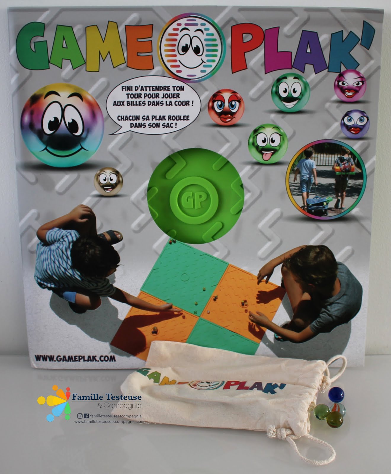 Game Plak' ® - Jeux de billes façon plaque d'égout
