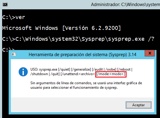 Windows Server 2012 SYSPREP SID