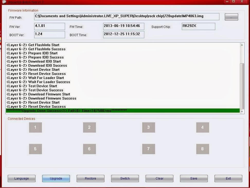 ANDROID TOOLS Polaroid Tablet Flashing