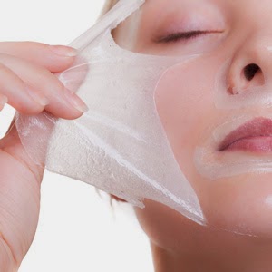 Latex mask Peeling a latex mask