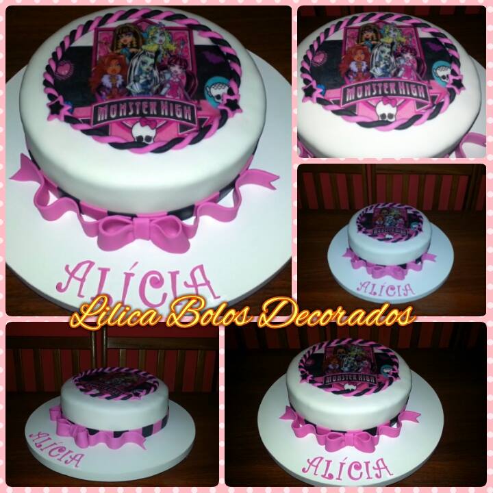 Lilica Bolos Decorados Bolo Monster High