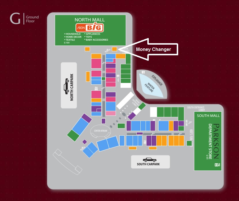 Alamanda Shopping Mall Map Money Changers In Town: Money Changer At Alamanda Shopping Centre Putrajaya