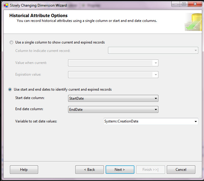 MicroSoft Technologies SCD Slowly Changing Dimensions transformation