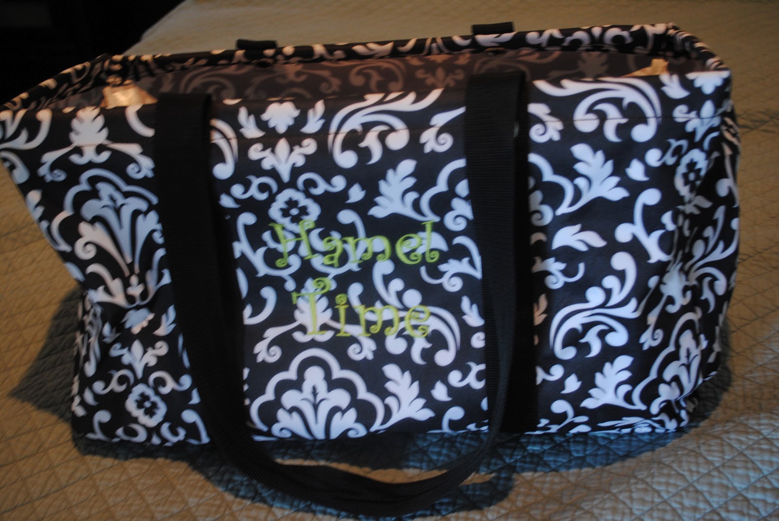 This is the Large utility tote, We use this for beach towels and ...