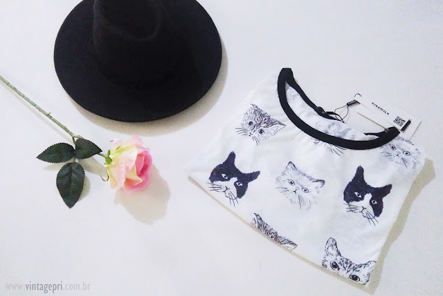 [Review] T-shirt de gatinhos by Irisie.com
