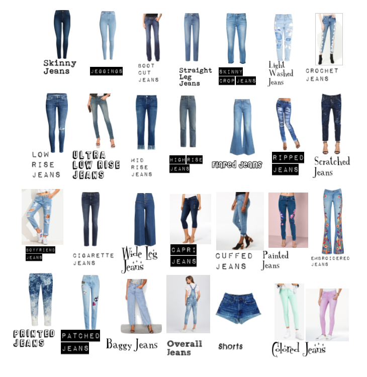 27 Different Types Of Jeans/ Know Your Jeans, Love Your Jeans