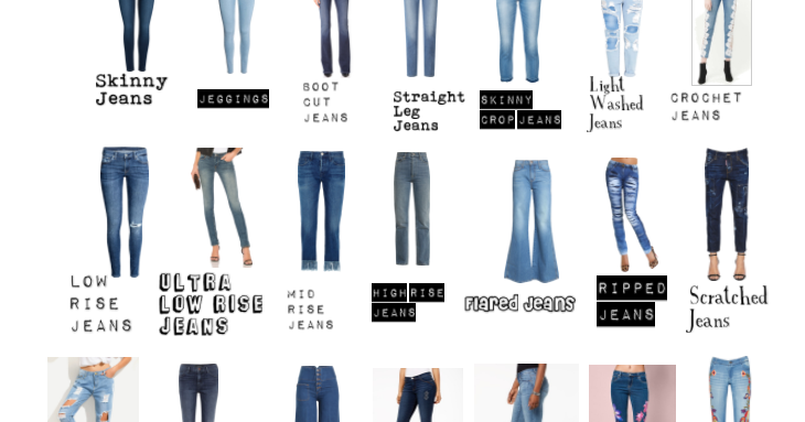 27 Different Types Of Jeans/ Know Your Jeans, Love Your Jeans
