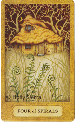 Chrysalis Tarot Four of Spirals Brooks  Sierra