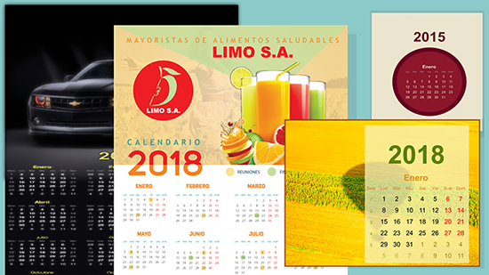 calendarios con Inkscape