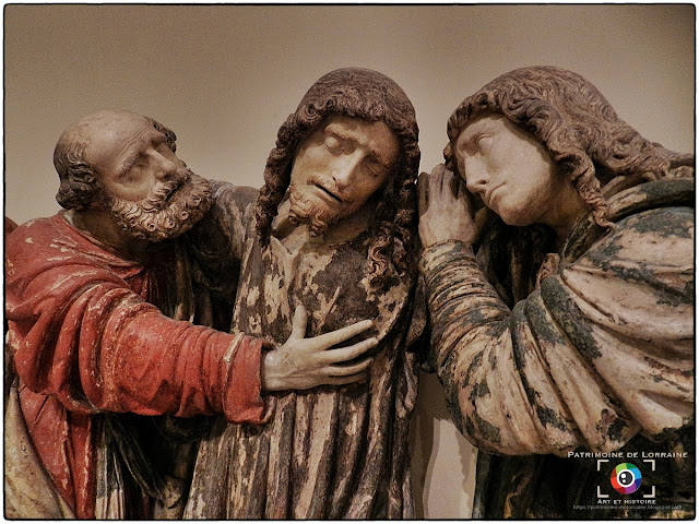 NANCY (54) - Musée lorrain : Le Christ au Jardin des Oliviers (XVIe siècle)